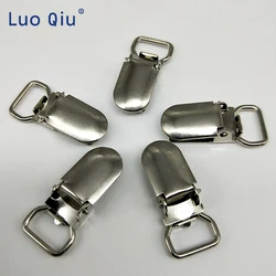 Small 10mm silver Metal cover circular Pacifier Suspender mitten Clips Holders For Project Craft 100 pcs/lot