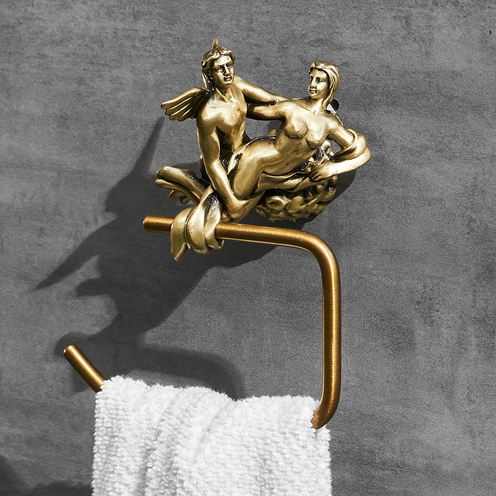 Imagem -04 - Wall-montado Romântico Banheiro Chuveiro Hardware Grupo Anel de Toalha e Robe Hooktoilet Paper Holder Toalha Bar Mb0810b