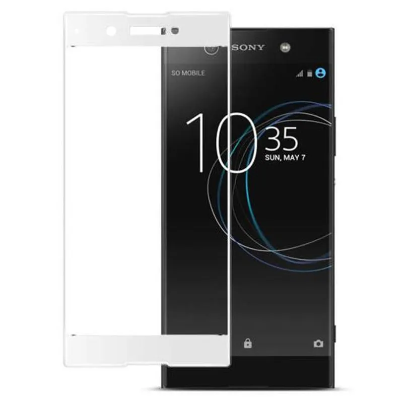 Full Cover Tempered Glass For Sony Xperia XZ1 XZ1 Compact G8341 G8342 G8343 Dual Screen Protector Film