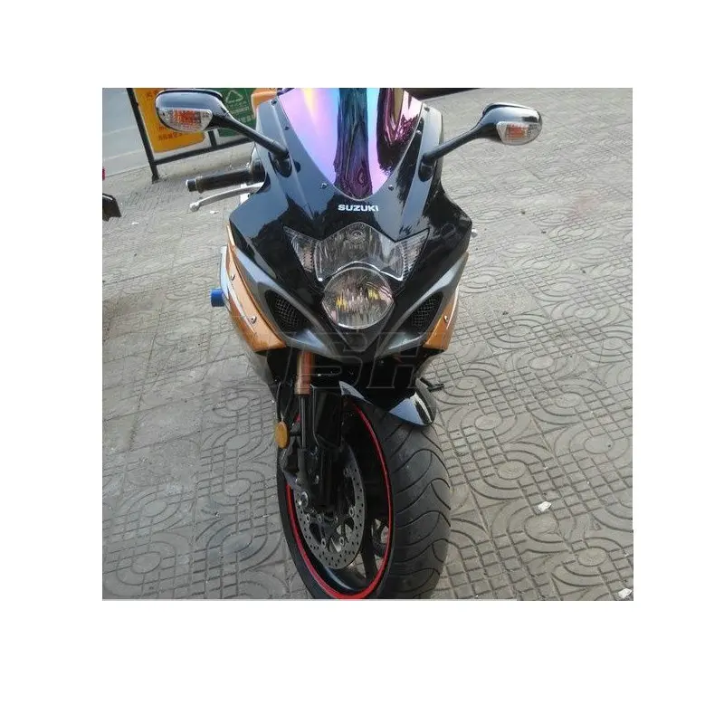 Motorcycle Double Bubble Windshield Windscreen Screen For 2005 2006 Suzuki GSX-R1000 GSXR1000 GSXR GSX-R 1000 K5 K6 Black