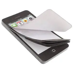 Bilashmart BackShell Arrival Note Paper Cell Phone Shaped Memo Pad Pragmatic Gift Office School Supplies