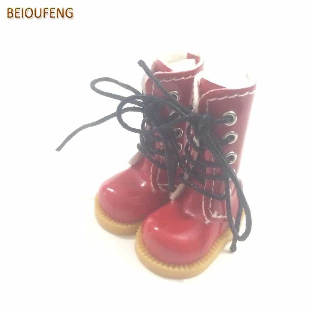 

BEIOUFENG Sneakers Shoes for Dolls 3.8cm Mini Toy Boots for Blyth Doll Toy,Causal Puppet Shoes Gym Shoes for 1/8 BJD Doll 2 Pair