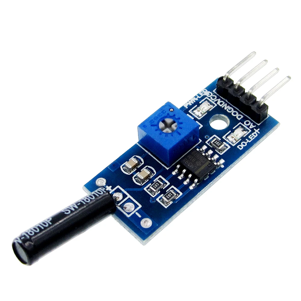 Модуль датчика вибрации, Вибровыключатель, модуль тревоги, SW-18010P модуль