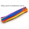 100pcs plush sticks