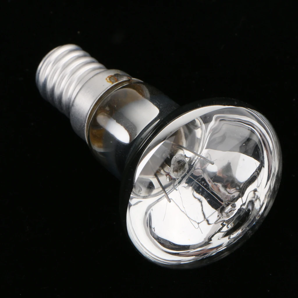 R39 SES E14 25W Clear Reflector Tungsten Filament Spotlight Bulb   Lamp Replacement Light Replacement Incandescent Bulb