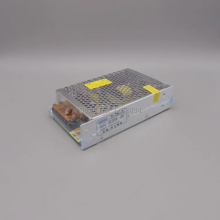 

S-75-12 switch 12V transformer power supply 12V6A 75W LED switching power supply