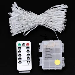 Battery Operated 10M/20M Fairy String Lights 8 Modes Remote Control Christmas, Holiday Party, Wedding Decoration