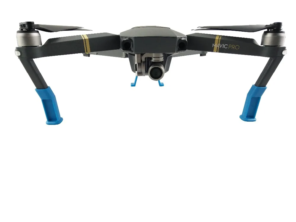 Blue Landing เกียร์ความสูง Extender ที่ป้องกันมีขายึดกล้อง Gimbal สำหรับ DJI Mavic Pro Drone อุปกรณ์เสริม