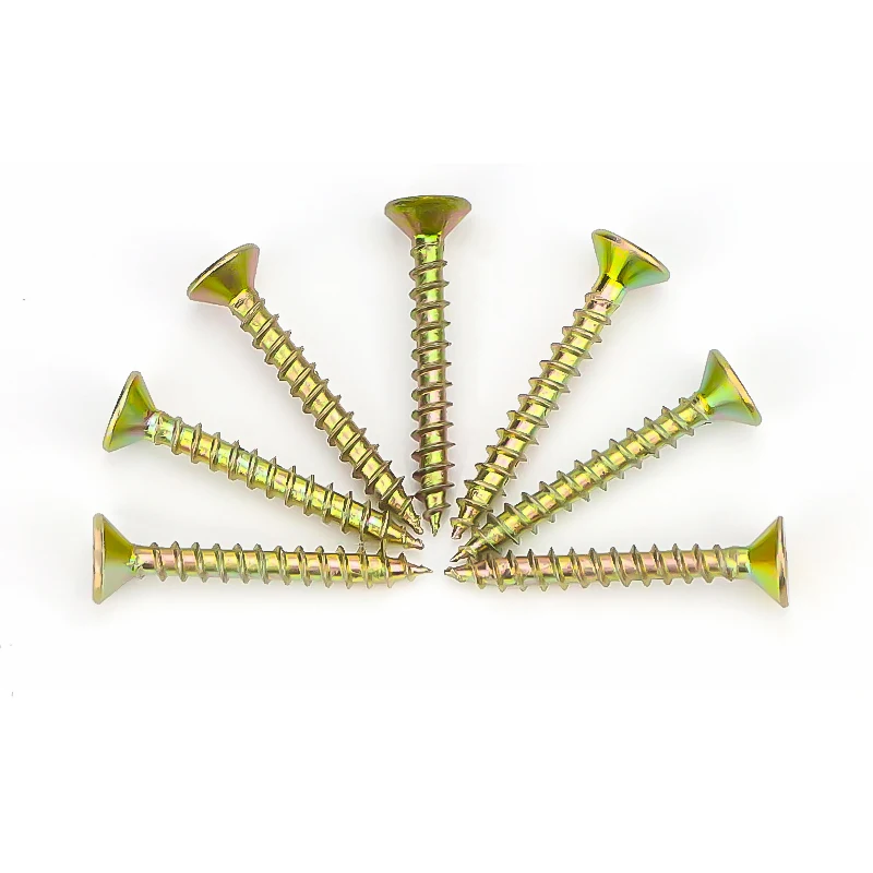 

M4*16/25/30/50 Cross Sunk Head Self Tapping Screw Color Zinc Plating Philips Flat Head Screw 1packing / 1KG