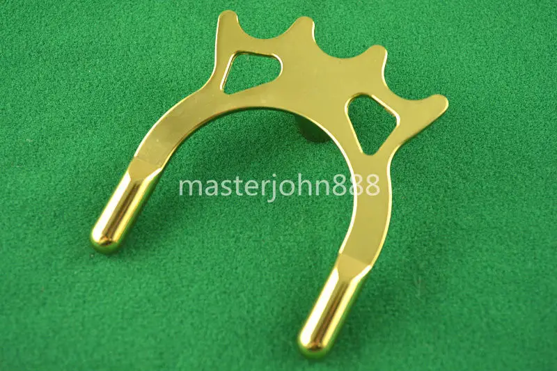 Pool Billiard Snooker Brass Tall Spider Rest Head Free Shipping Wholesales