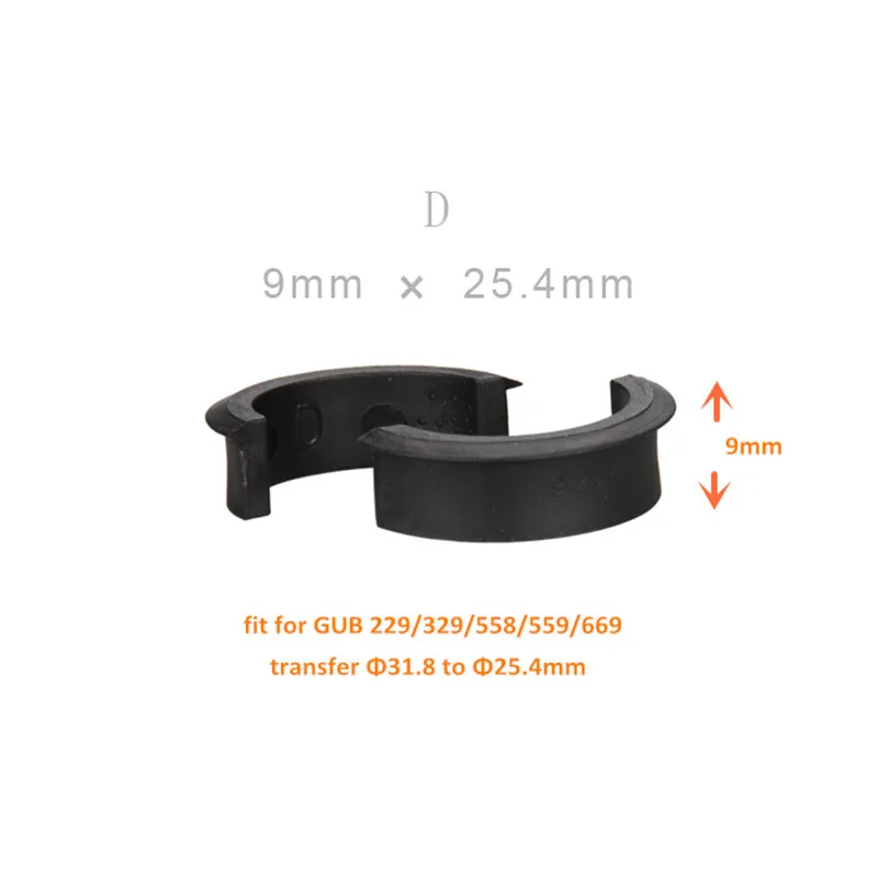 2 Pairs Bicycle Handlebar Extension Conversion Bike Mount Extender Holder Clamp Switch Spacer Conversion 31.8mm to 25.4  22.2mm