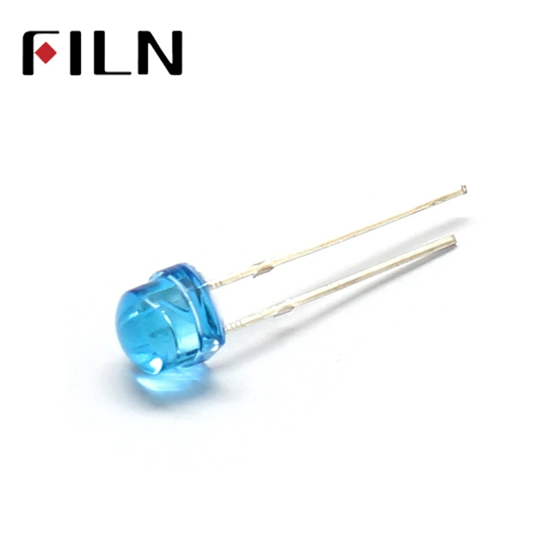 100 stks/partij 5mm diffuus blauw bidirectionele LED Emitting Diode Lamp Super Heldere LED Light 2 pin