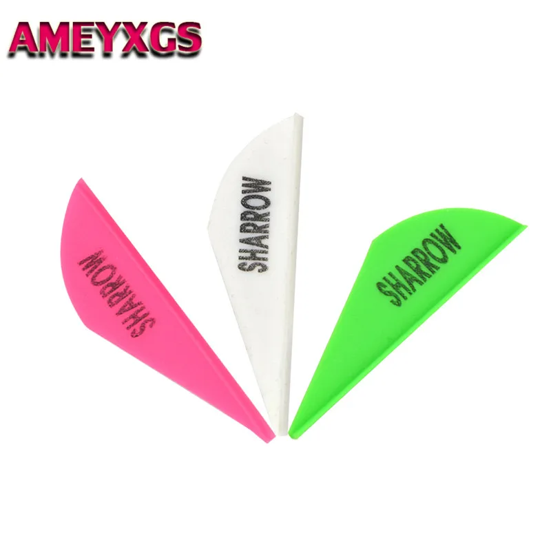 

50/100 шт 2 "стрельба из лука Пластик перо резиновые лопатки Fletches стрелка инструменты сделай-сам лук и стрелы Открытый Охота стрельба аксессуары