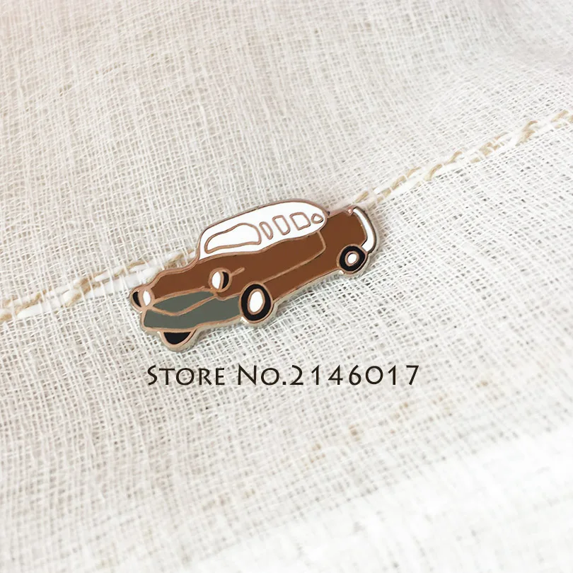 

100pcs Custom Lapel Pin Metal Enamel Brooch Pins Button Vintage Punk Car Cool Brooches for Women Men Denim Collar Badge Jewelry