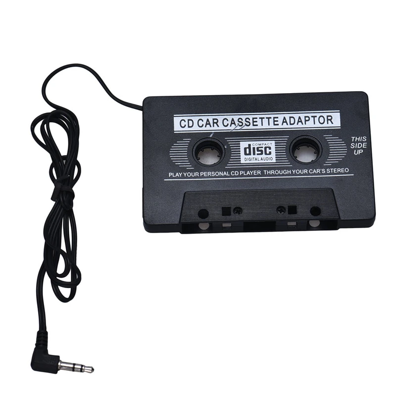 Cassete aux adaptador de carro cassete cassete mp3 player conversor 3.5mm jack plug para ipod iphone mp3 aux cabo cd player