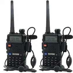 2X Baofeng UV-5R podwójne pasmo UHF/Radio VHF RF moc wyjściowa 5 W nowa wersja + usa zdjęcie