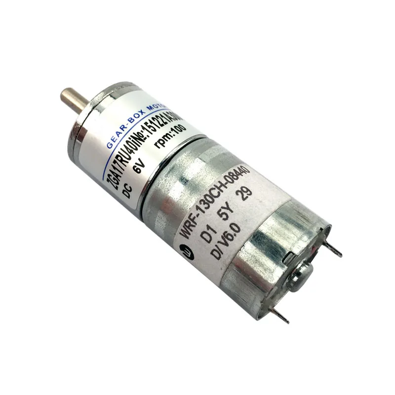 ZHENGKE ZGA17RU 17mm 6V 12V DC Gear motor 5RPM10RPM15RPM23RPM25RPM30RPM45RPM50RPM60RPM70RPM100RPM120RPM200RPM image 3