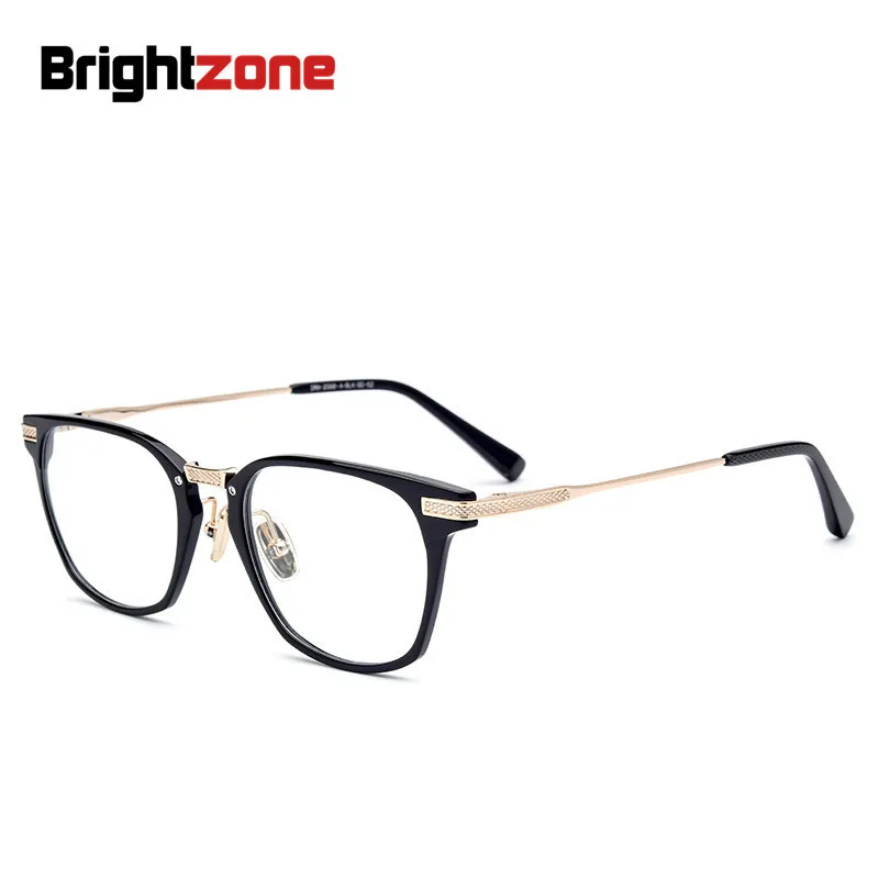 

Brightzone Foreign Trade hot Sell Star With Frame Glasses High Archives Pure Titanium Optics Men Women Plain