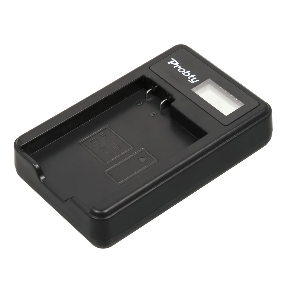 PROBTY EN-EL15 ENEL15 الرقمية بطارية + LCD شاحن يو اس بي لنيكون D600 D610 D600E D800 D800E D810 D7000 D7100 d750 V1 MH-25