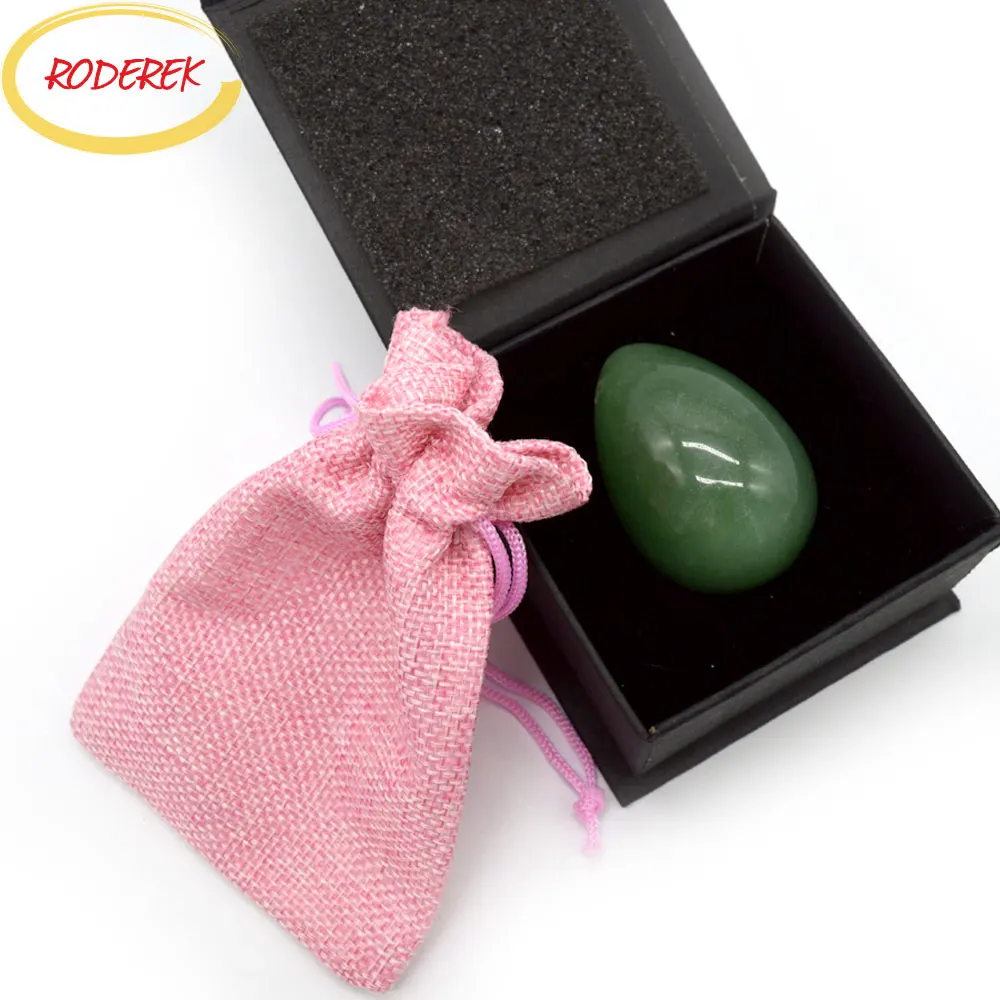 Big Jade Egg For Kegel Exercise Natural Jade Stone Yoni Eggs Pelvic Floor Muscle Massage For Health Care