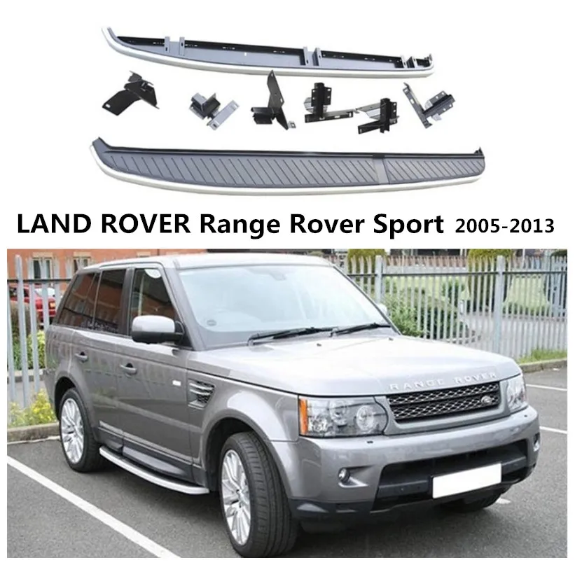 For LAND ROVER Range Rover Sport 2005-2013 Running Boards Side Step Bar Pedals High Quality Nerf Bars Car Accessories