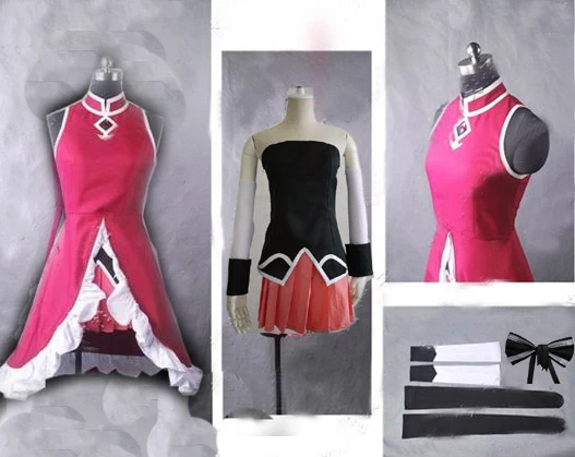 

Anime Puella Magi Madoka Magica Sakura Kyoko Cosplay Costume 11