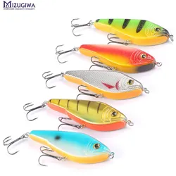 1PC Mizugiwa Pike Jerkbait Musky Fishing Lure 120mm 50g Lundberg Stalker Jerk bait MUSKIE PIKE BASS Lure Bait pesca leurre peche
