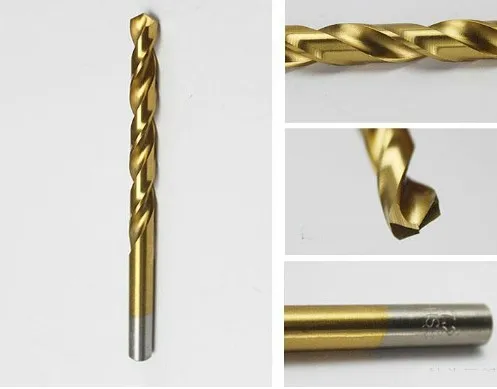 10 Chiếc 5.0 Mm-Cao 9.0 Mm Thép Phủ Titan Thẳng Vít Vặn Khoan Kim Loại (5 Mm/5.5 Mm/6 Mm/6.5 Mm/7 Mm/8 Mm/9 Mm)