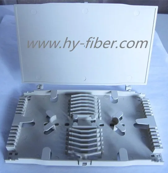 Drop Cable Splice Tray,Fiber Optic Splice Tray for Patch Panel,FTTH Terminal Box, Fusion Splice Protection Case, 12 Cores