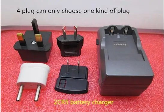 

HOT NEW 2CR5 6V camera battery charger rechargeable lithium battery charger