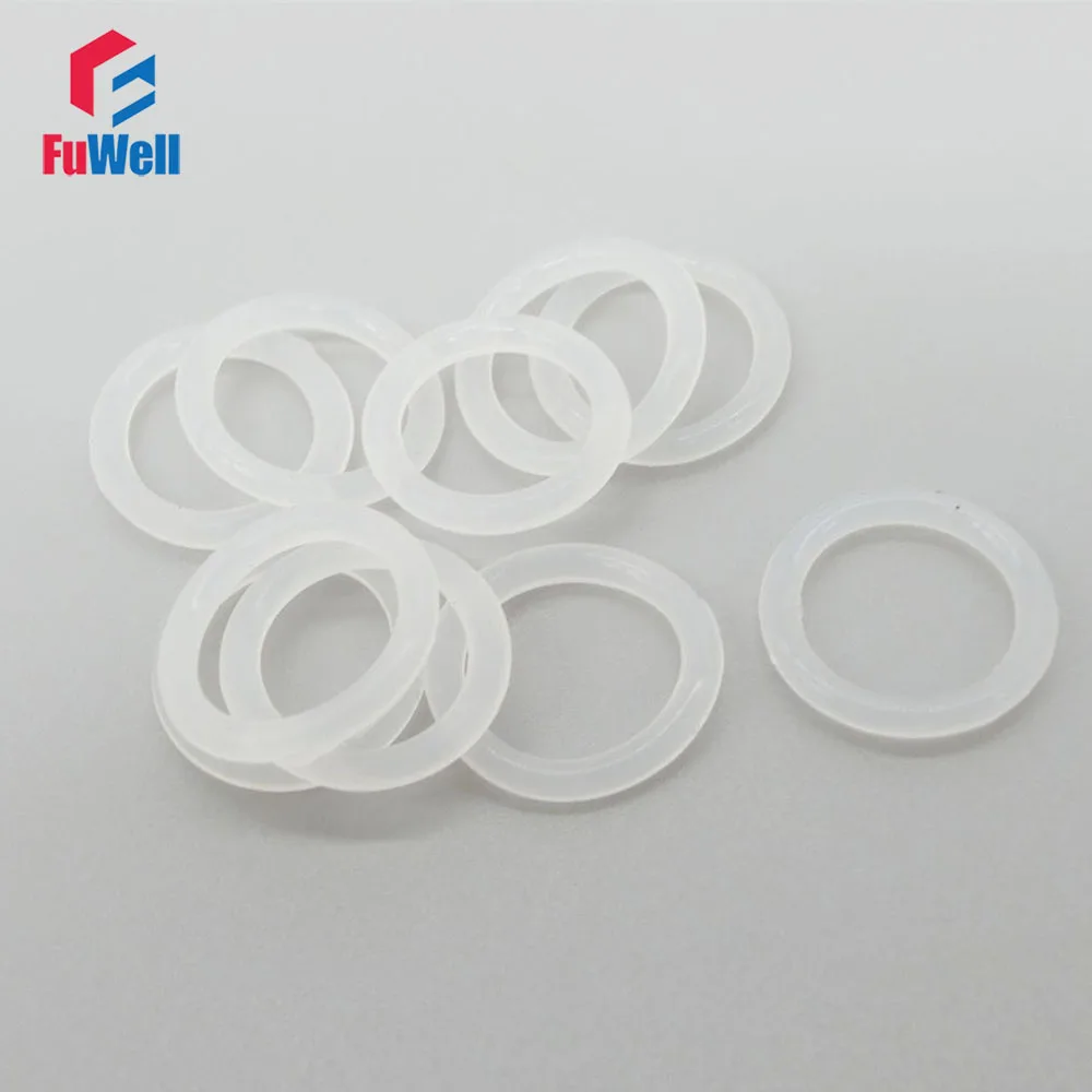 

Food Grade White Silicon O Ring Sealing 4mm Thickness 60/62/65/68/70/72/75/80/82/85mm OD Rubber O-rings Seals Gasket Washer