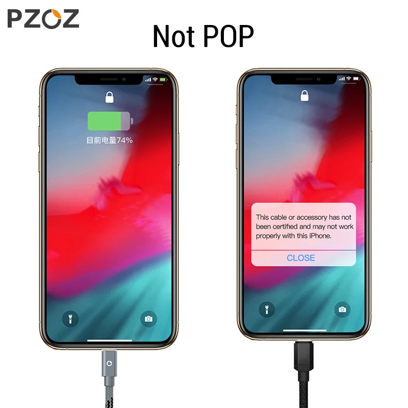 PZOZ Cable Usb para cable de iphone 14 13 12 11 pro max Xs Xr X SE 2 8 2 8 2 8 2 8 7 6 plus 6s 5s ipad aire mini 4 rápido cables de carga para