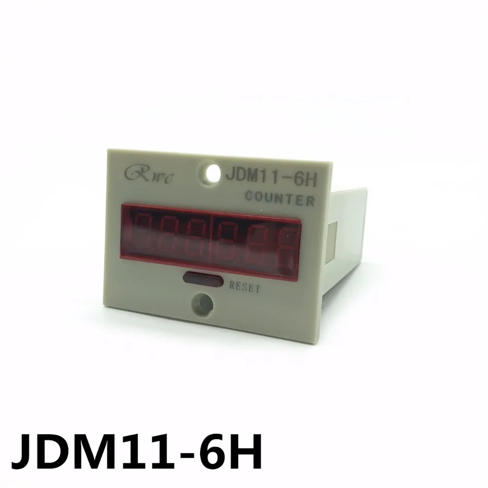 

JDM11-6H Grey Digit Display Electronic Counter AC 220V DC 24V Production Counting