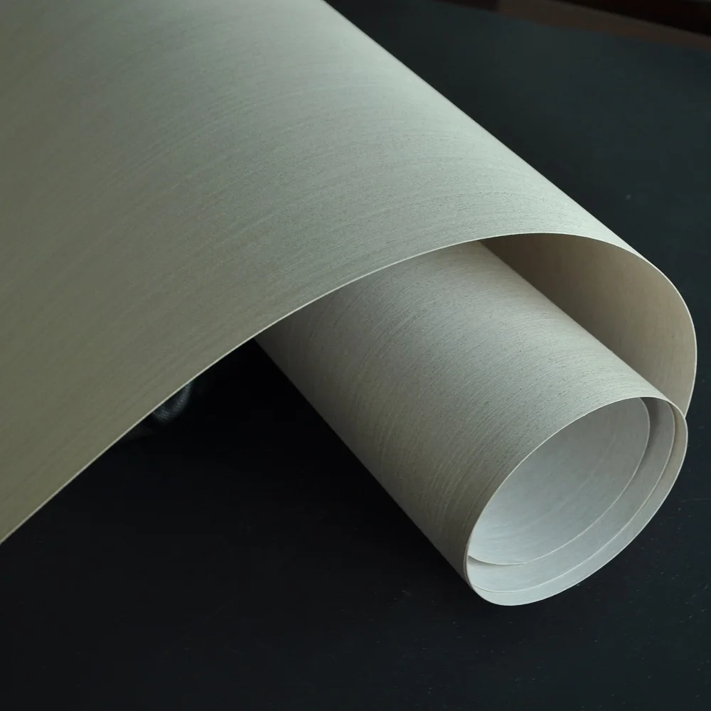 Silber Oak Engineered Holz Furnier mit Fleece Backer