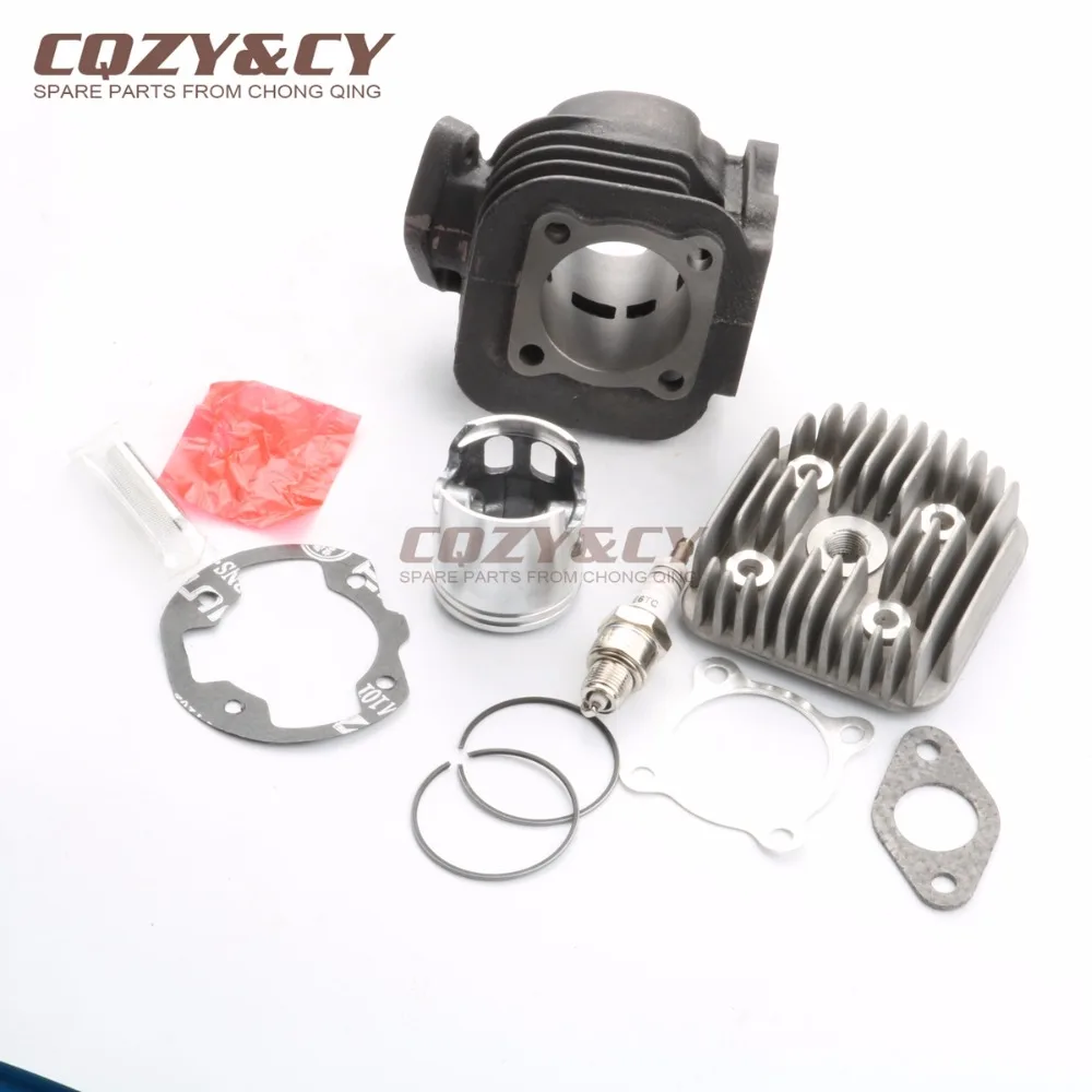 70cc Big Bore Cylinder Kit & Cylinder Head Cap & High quality crankshaft for YAMAHA BWS 50 ZUMA50 91-97 Slider 50 47mm / 10mm