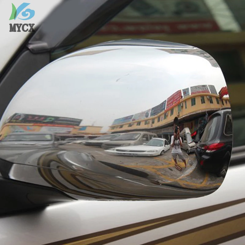 

ABS chrome design FOR Prado 120 accessories side mirror cover cap trim For toyota Land Cruiser Prado FJ120 2003 -2009 parts