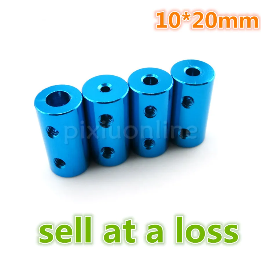 1pc J394 10*20mm Blue Aluminum alloy Couplers Multi Standard Metal Coupler Wonderful DIY Model Car Connecting Parts Bakistan