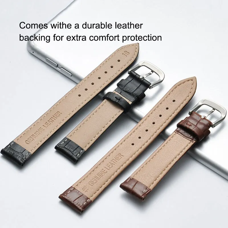 UTHAI Z08 plus Watch Band Leather Straps 10-24mm 16/18/20/22/24mm Watch Accessories High Quality Brown Colors Watchbands