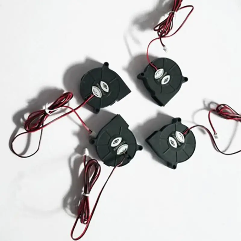 DC12V Siêu Im Lặng Xuyên Tâm Turbo Quạt Làm Mát Quạt Cho 3D Máy In Phần Phụ Kiện