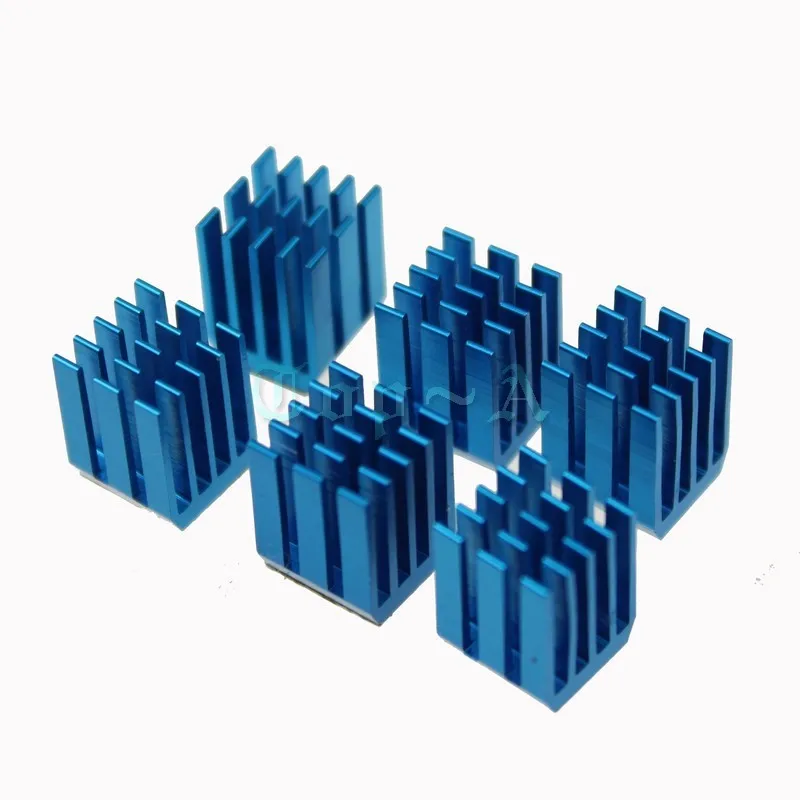 

500 Pcs GDT X9 Aluminium Heatsink 9x9x12mm Motherboard DDR VGA RAM Memory IC Chipset Cooler Blue 9mm x 12mm