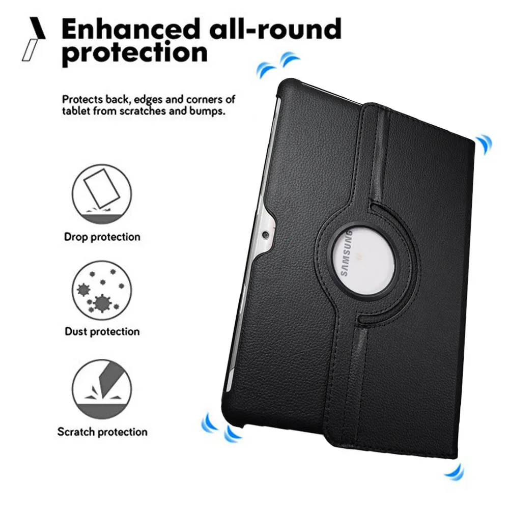 360 Degree Rotating Cover For Samsung Galaxy Tab 2 10.1\