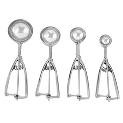 1PCS Stainless Steel Portion Scoop-Ice Cream Scoop -All-purpose Scoop For Ice Cream, Frozen yogurt, Cookie dDough, meat balls