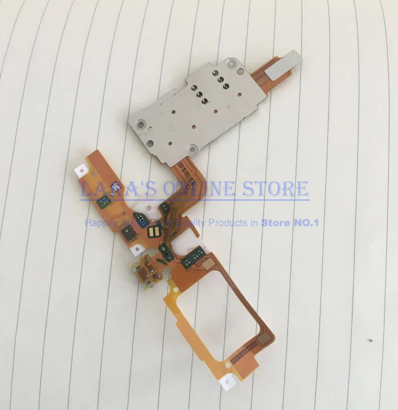 Original New For VIVO X5 Max Sim Card Reader Connector Slot Holder Flex Cable / USB Charging Port Dock Connector Module