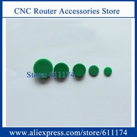 200pcs/lot Green Caps HIWIN Dustproof Covers rail dust cover C8(M8 hole) diameter 14mm for HGR30/HGR35 rail