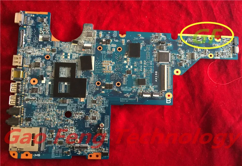 Wholesale Laptop Motherboard For HP CQ42 G42  CQ62 G62  DA0AX1MB6H1 595184-001 Integrated DDR3 100% Work Perfect