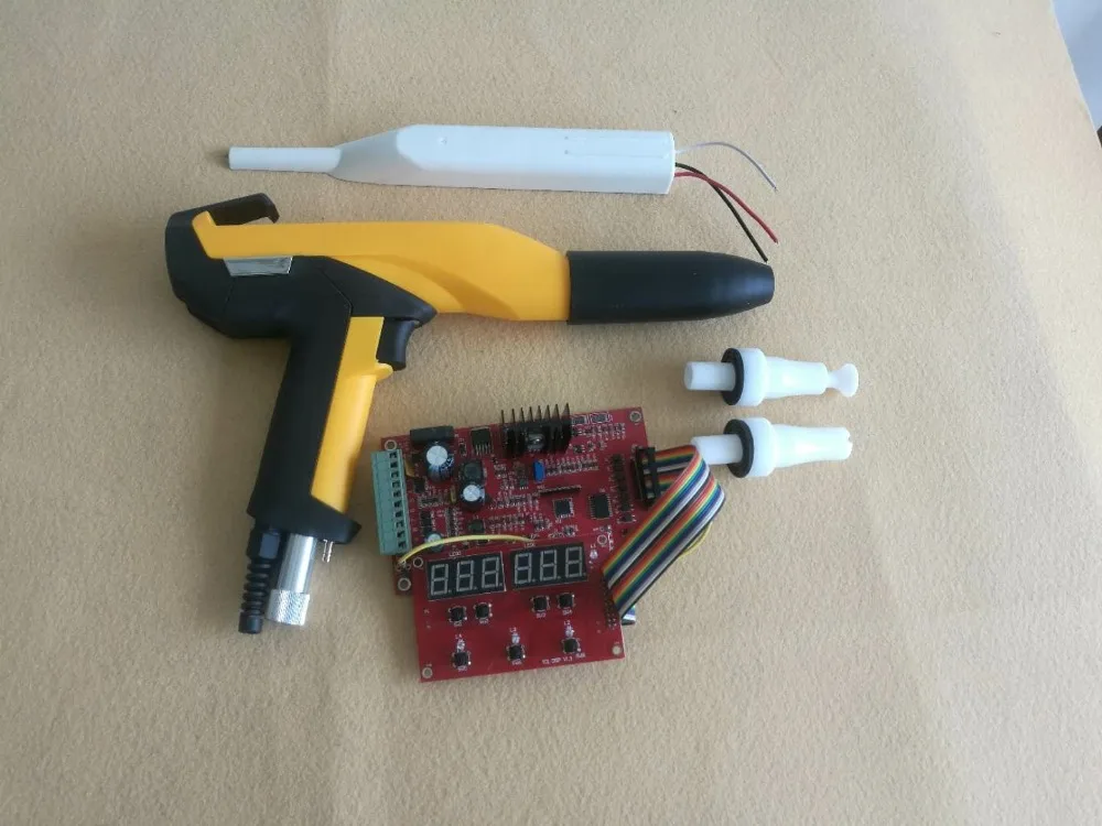 Imagem -02 - Conjunto Completo de Máquina de Revestimento em pó Eletrostático Sistema de Pistola Pcb Mais Saída de Cascata
