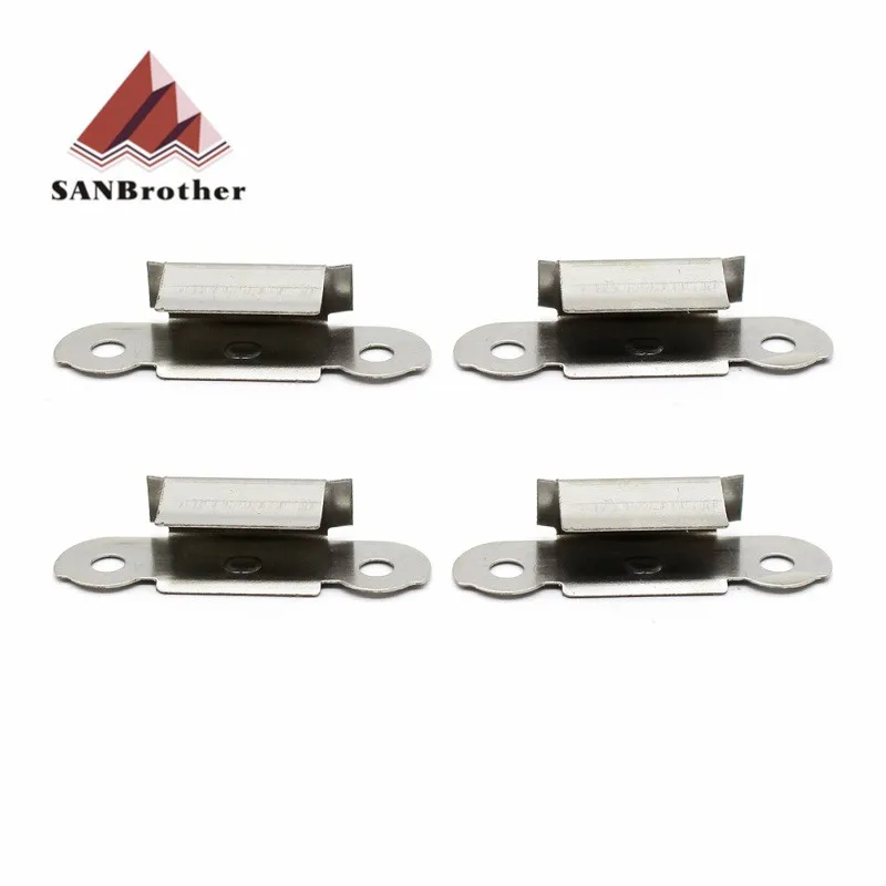 4pcs/lot Stainless Steel Glass Heated Bed Clip 3D Printers Parts For UM3 UM2 Build Platform Glass Retainer Clamp Accessories