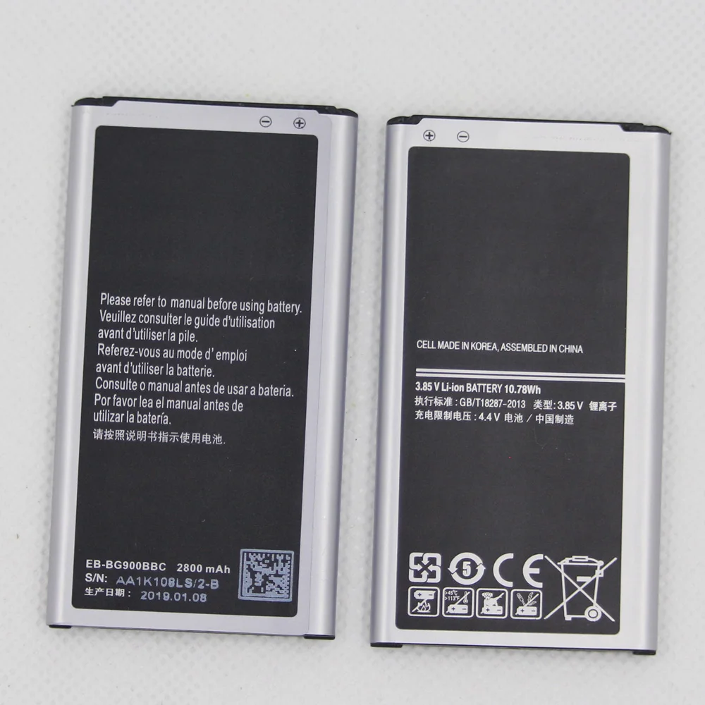 2800mAh EB-BG900BBC Battery For Samsung Galaxy S5 SV S 5 V I9600 i9602 i9605 G900F G900S G900T G900H G900I G900J