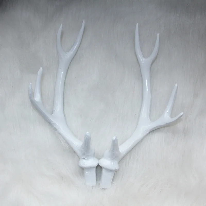 27CM Faux Deer Antlers a Set Rustic Home Decor