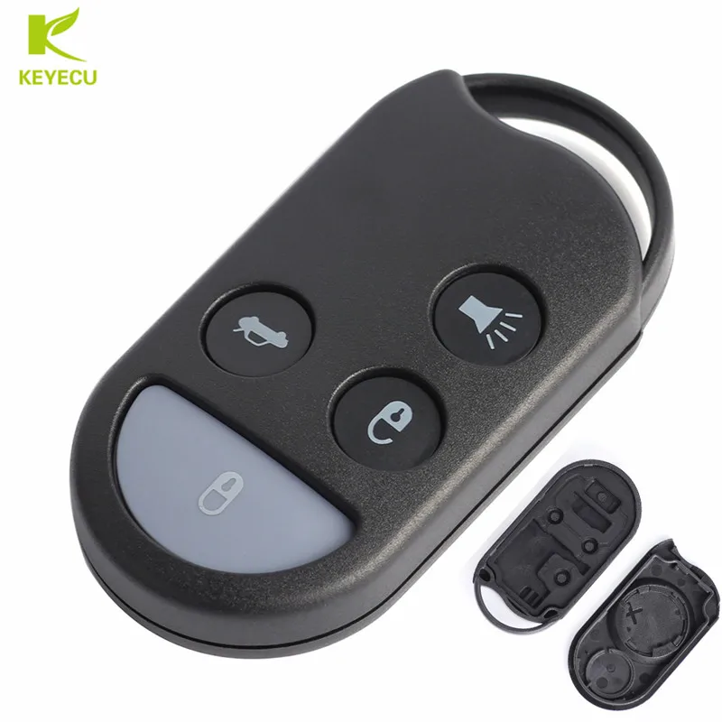 KEYECU New Replacement Remote key Shell Case Fob 4 Button for Infiniti I30 1995-1999 ,for Nissan Maxima 1995-1999